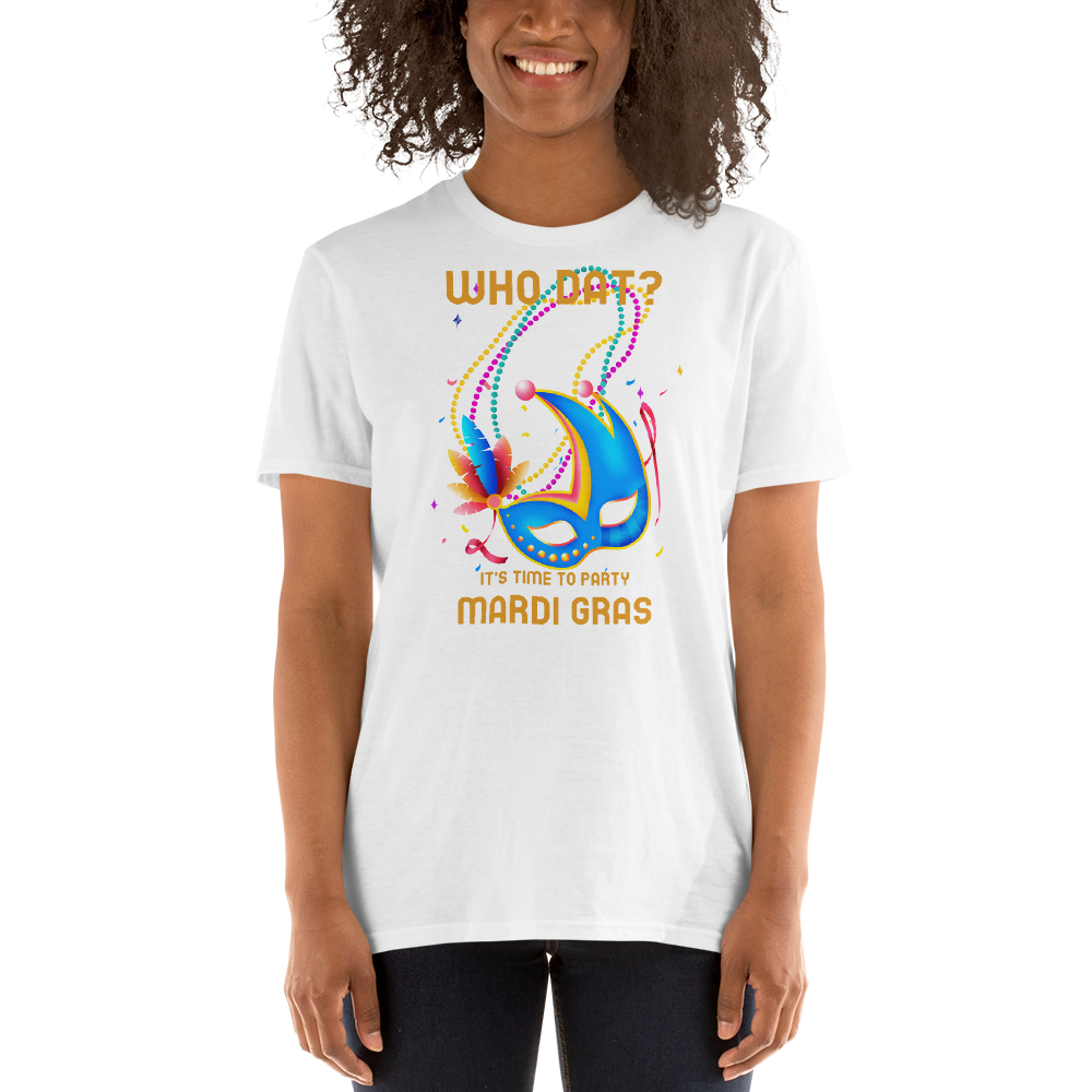 Mardi Gras Party Short-Sleeve Unisex T-Shirt